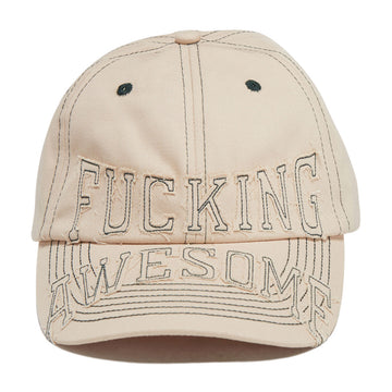 Fucking Awesome KO 6 Panel Hat - Cream