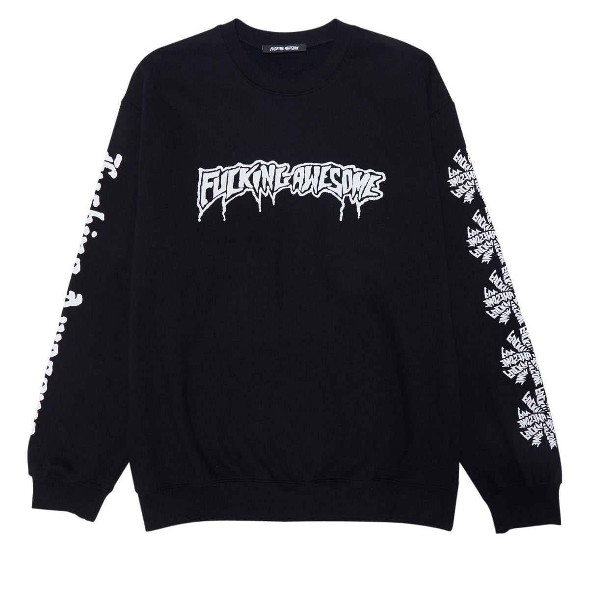 Fucking Awesome Logo Test Print Sweatshirt - Black – CCS