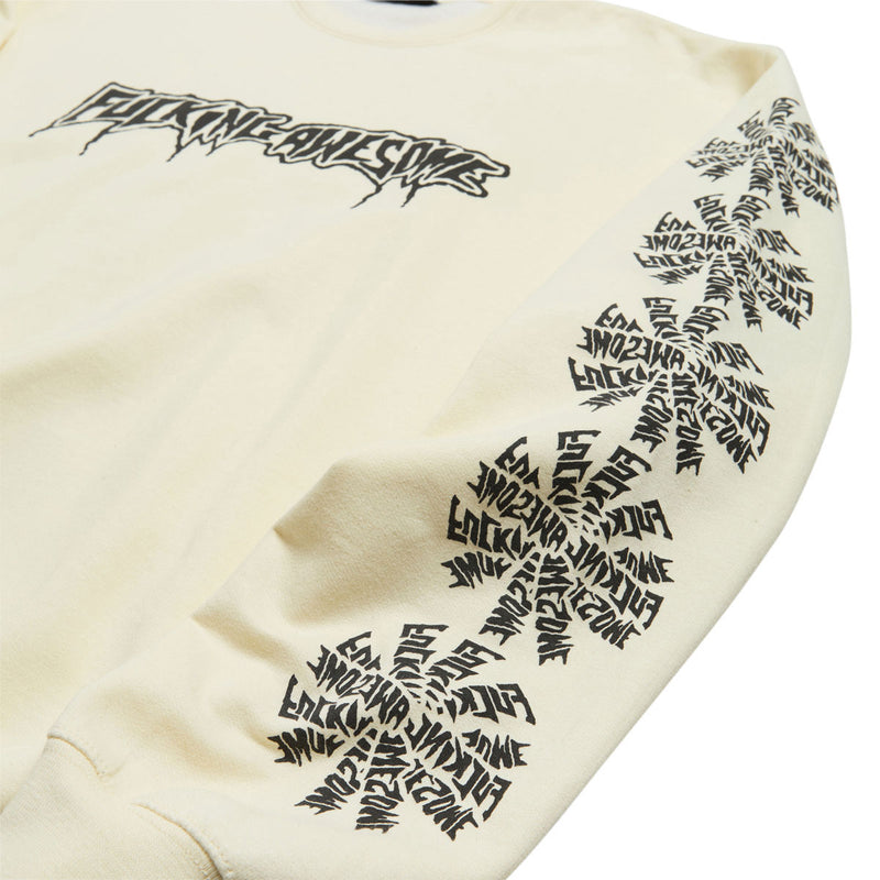 Fucking Awesome Logo Test Print Sweatshirt - Cream