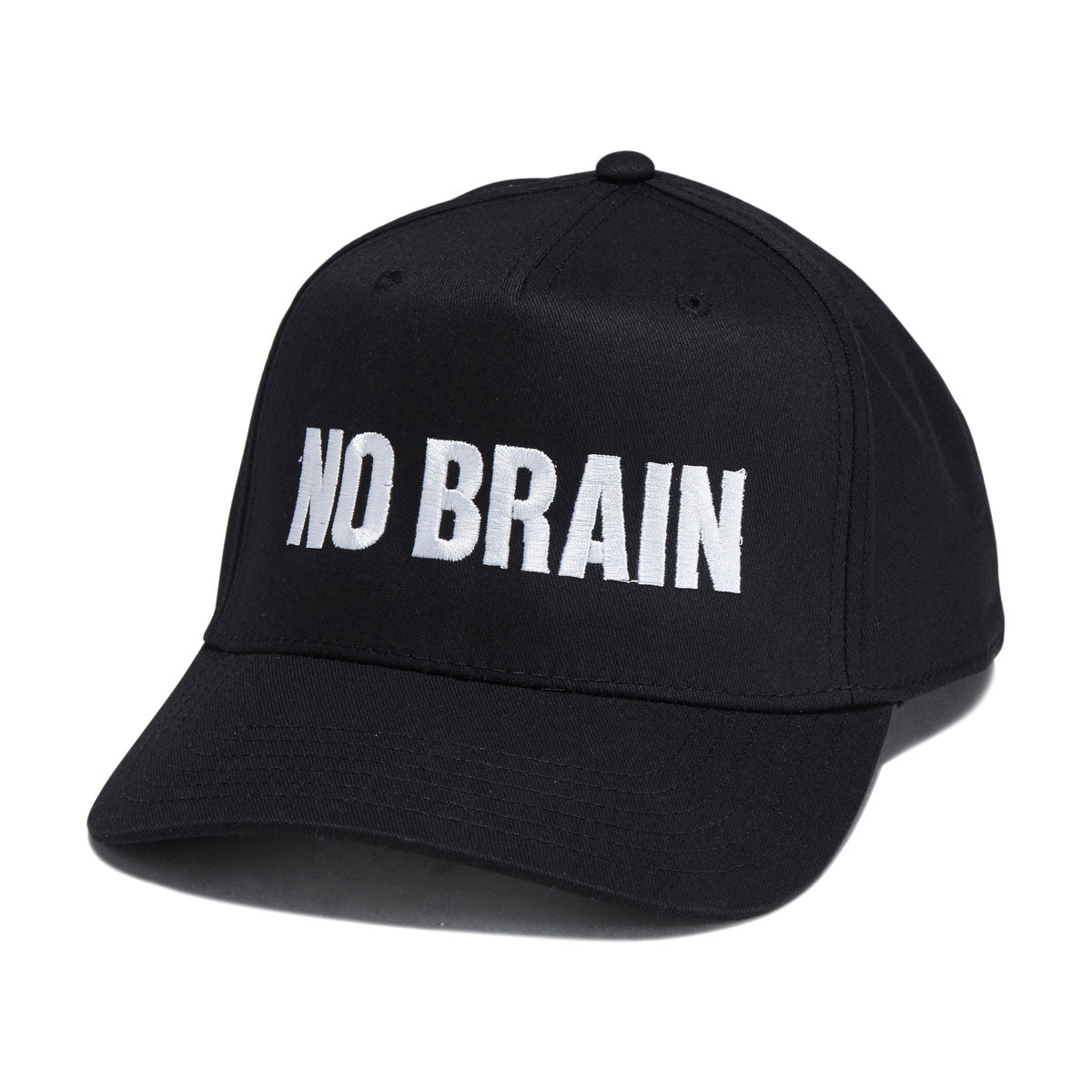 Fucking Awesome No Brain 6 Panel Snapback Hat - Black – CCS