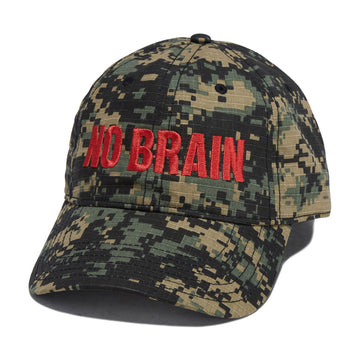 Fucking Awesome No Brain 6 Panel Snapback Hat - Camo