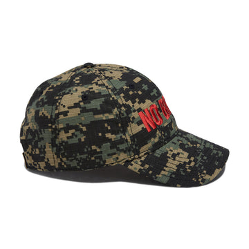 Fucking Awesome No Brain 6 Panel Snapback Hat - Camo