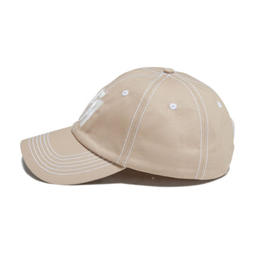 Fucking Awesome Seduction Contrast Stitch 6 Panel Hat - Khaki