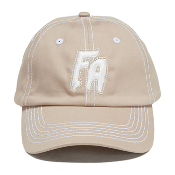 Fucking Awesome Seduction Contrast Stitch 6 Panel Hat - Khaki
