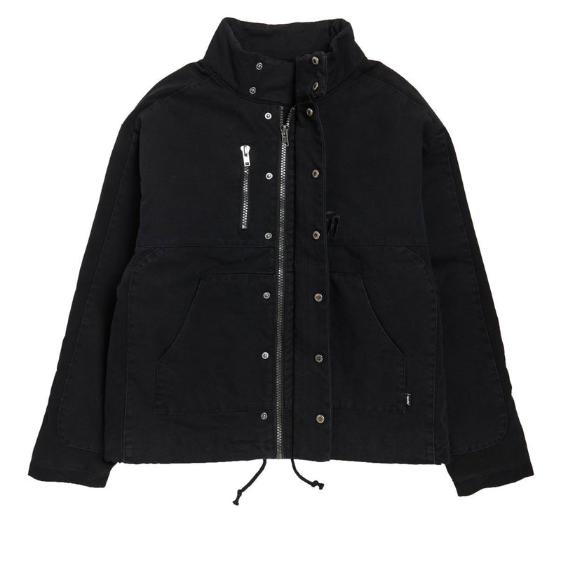 Fucking Awesome Waxed Puffer Jacket - Black