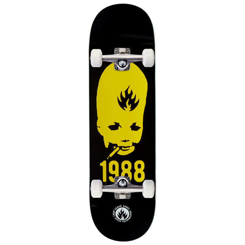 Black Label Thumbhead Skateboard Complete - Yellow - 9.00