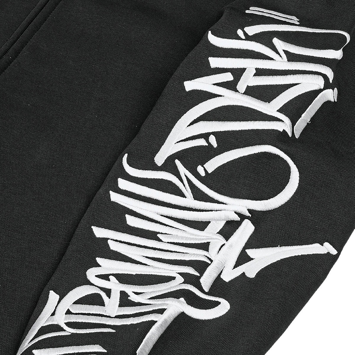 DGK x Ironlak Tag Zip Up Hoodie - Black image 6