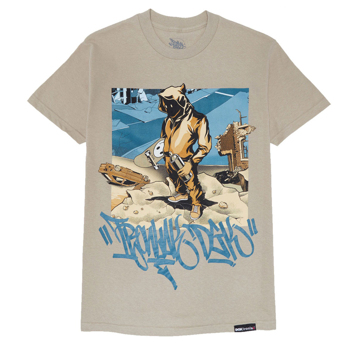 DGK x Ironlak Laquer T-Shirt - Sand – CCS