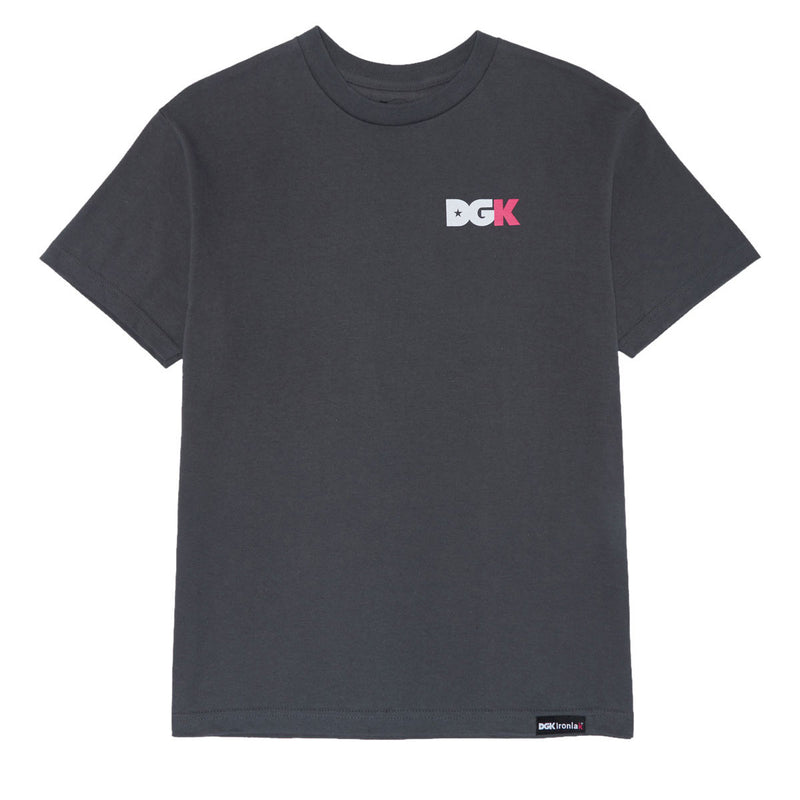 DGK x Ironlak Yard T-Shirt - Charcoal
