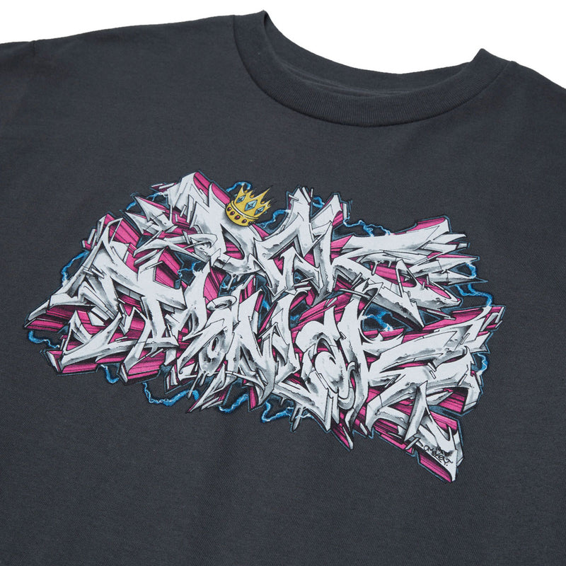 DGK x Ironlak Volts T-Shirt - Charcoal