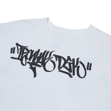 DGK x Ironlak Hands Off Puff Ink T-Shirt - White