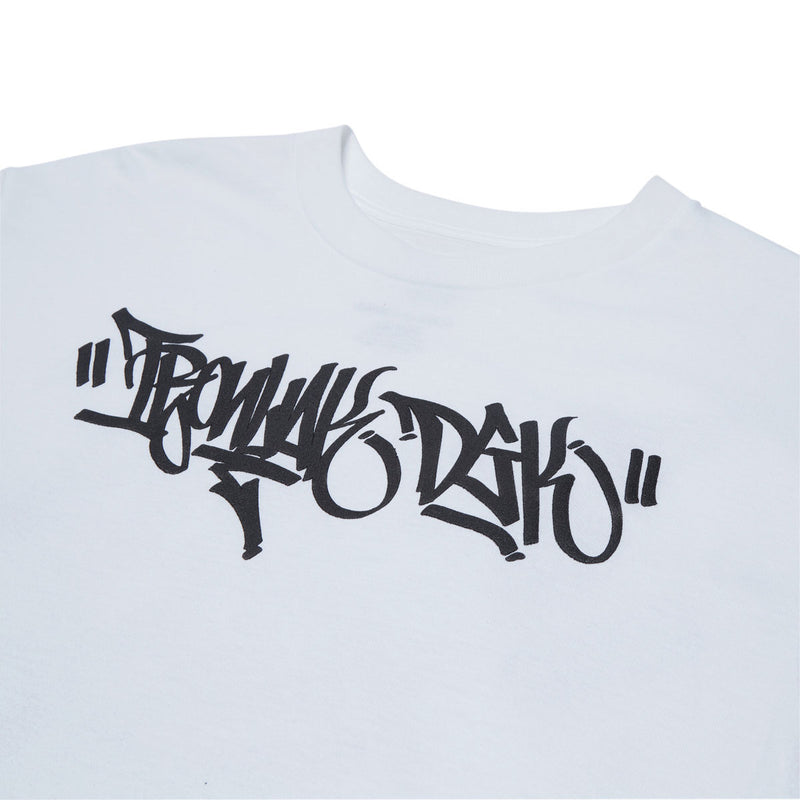 DGK x Ironlak Hands Off Puff Ink T-Shirt - White
