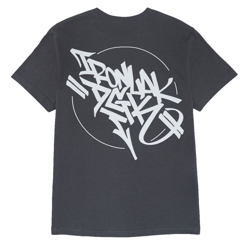 DGK x Ironlak Hands Off Puff Ink T-Shirt - Charcoal