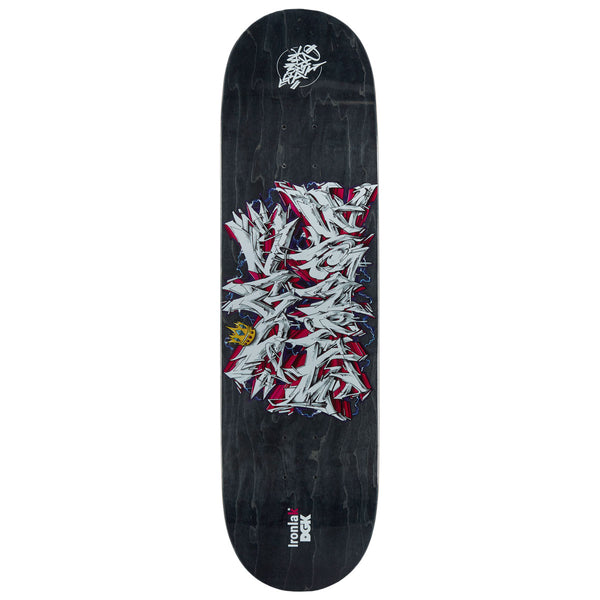 DGK x Ironlak Volts Skateboard Deck - Black - 8.50