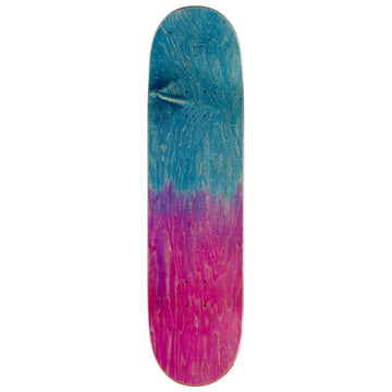Hoddle Logo Skateboard Deck - Blue/Pink Stain - 8.50