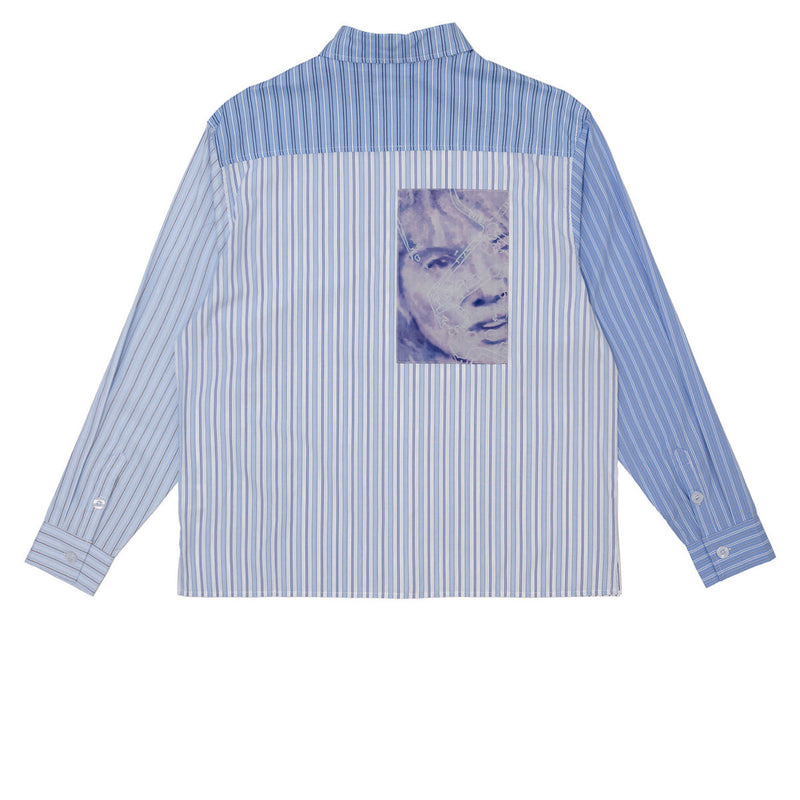 Hoddle HDL Wigney Long Sleeve Oxford Shirt - Blue