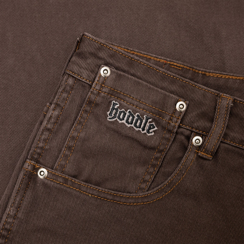 Hoddle Ranger Jeans - Brown Contrast Stitch