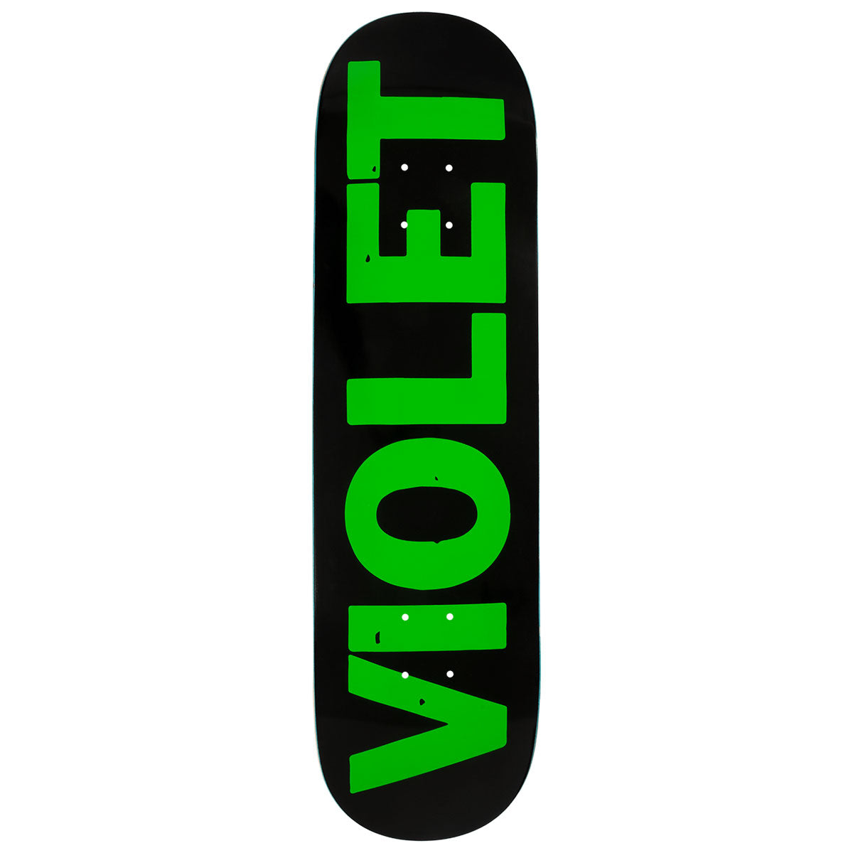 Violet Stamp Skateboard Deck - Black - 8.50