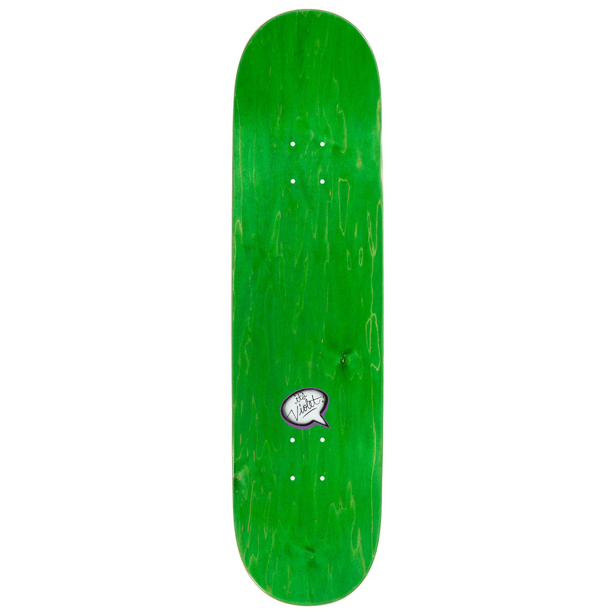 Violet Stamp Skateboard Complete - Black - 8.50