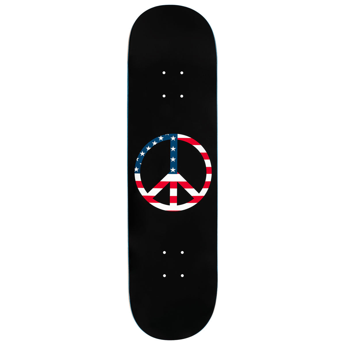 Violet U.S. Peace Skateboard Deck - Black - 8.50