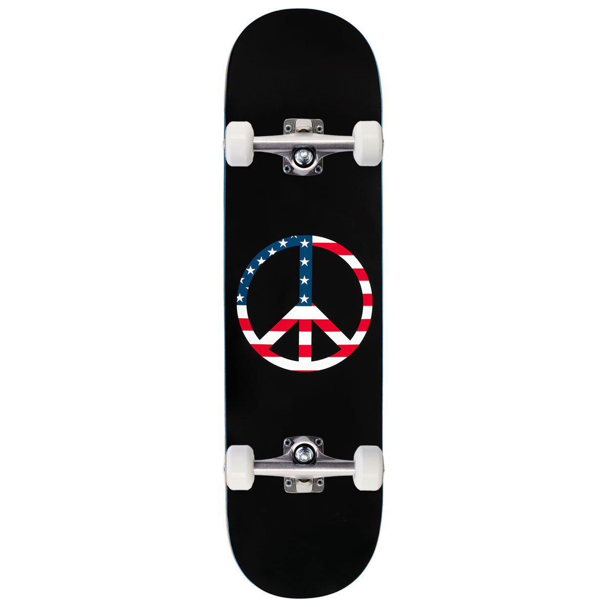 Violet U.S. Peace Skateboard Complete - Black - 8.50