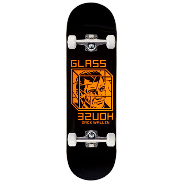 Glass House Wallin House Arrest Skateboard Complete - Flourescent Orange - 8.88