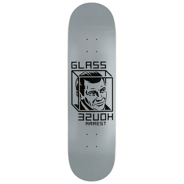 Glass House House Arrest Skateboard Deck - Metallic Silver - 8.50