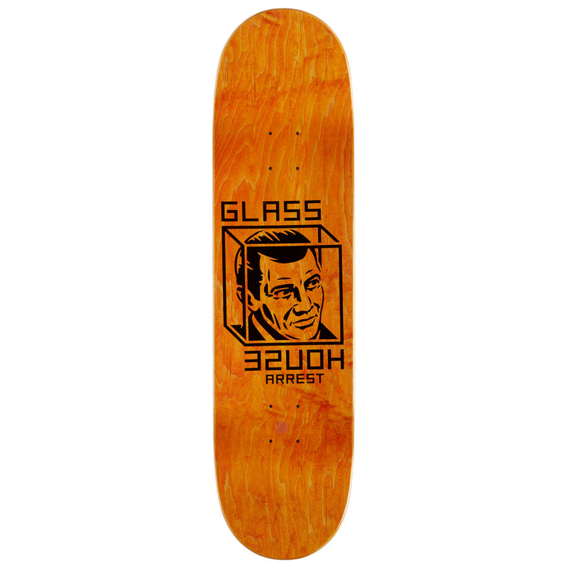 Glass House House Arrest Skateboard Deck - Metallic Silver - 8.50