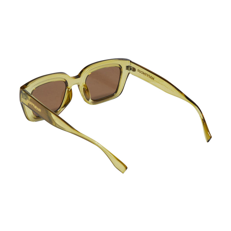 Happy Hour Camden Sunglasses - Gloss Crystal Moss