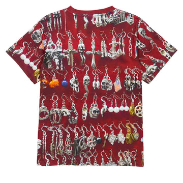 Violet Earings T-Shirt - Red