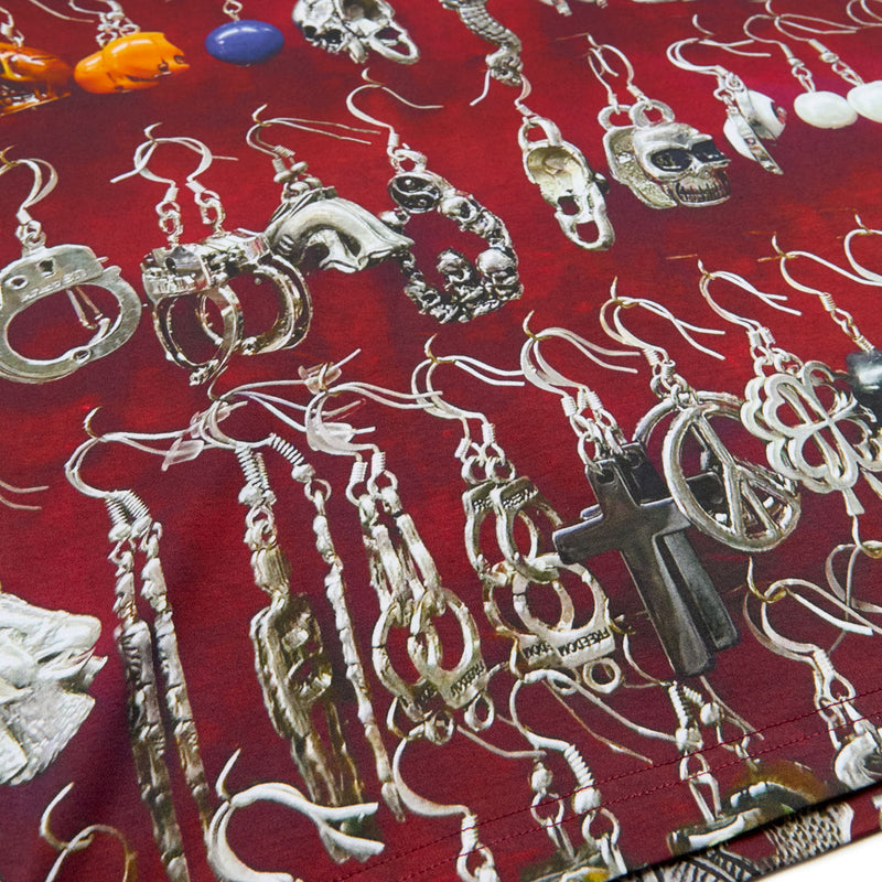 Violet Earings T-Shirt - Red