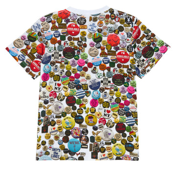 Violet Pins T-Shirt - White