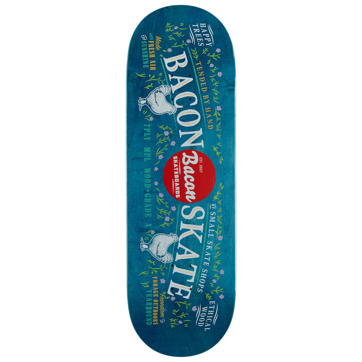 Bacon Free Range Skateboard Deck - 10.00