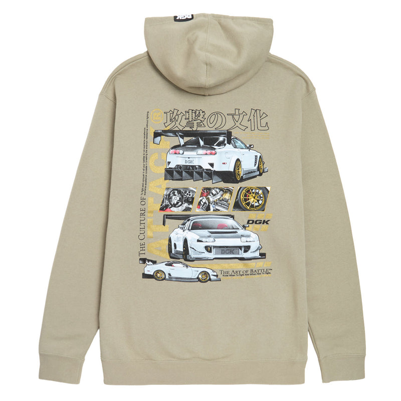 DGK Attack Hoodie - Cement