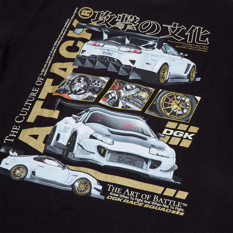 DGK Attack T-Shirt - Black