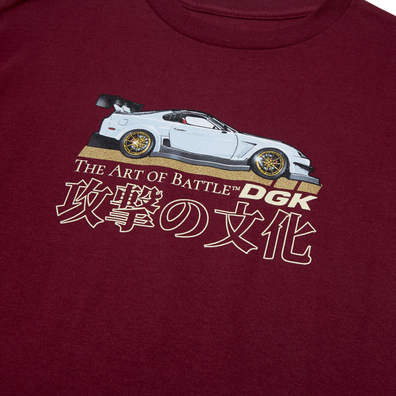 DGK Attack T-Shirt - Burgundy