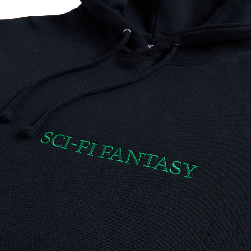 Sci-Fi Fantasy Logo Fleece Hoodie - Navy