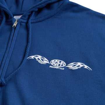 Sci-Fi Fantasy Origin Zip Hoodie - Royal