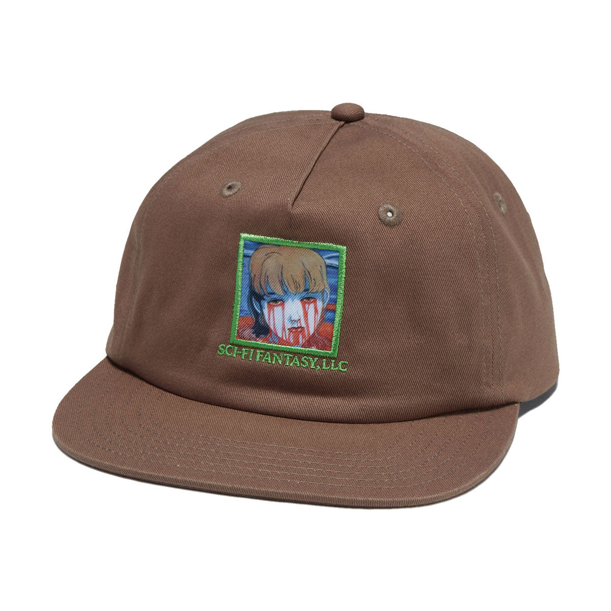 Sci-Fi Fantasy Leaking Eyes Hat - Brown image 1
