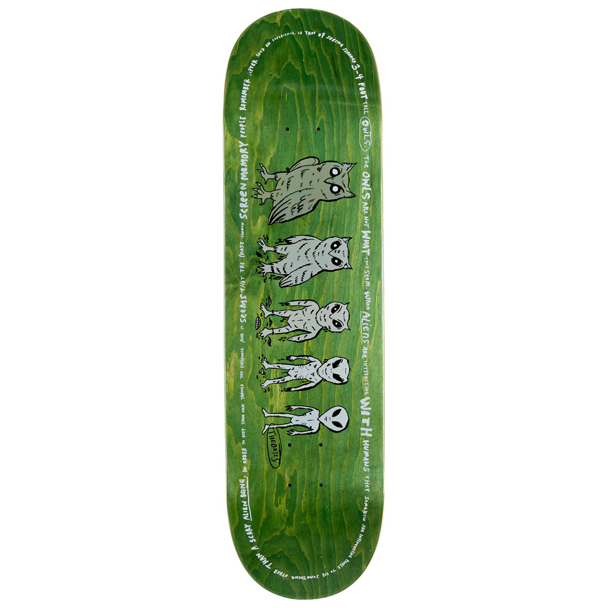 Theories Owlien Skateboard Deck - 8.50