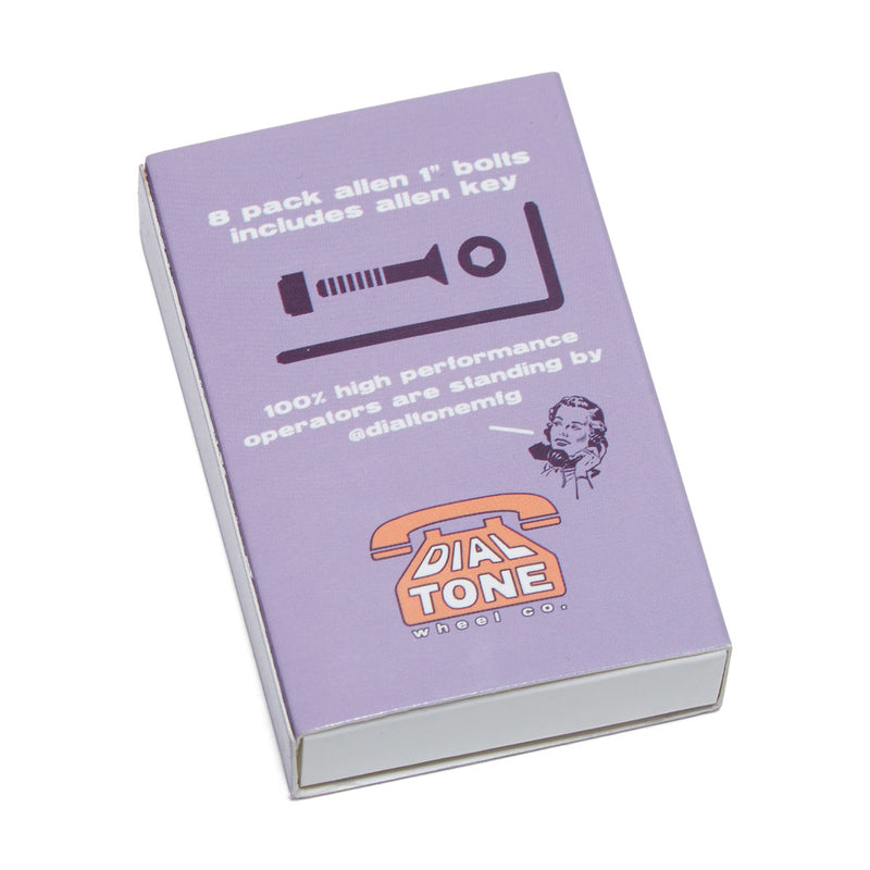 Dial Tone Matchbook Bolts Allen Hardware - 1”