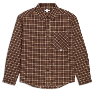 CCS Dial Up Flannel Shirt - Brown