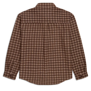 CCS Dial Up Flannel Shirt - Brown
