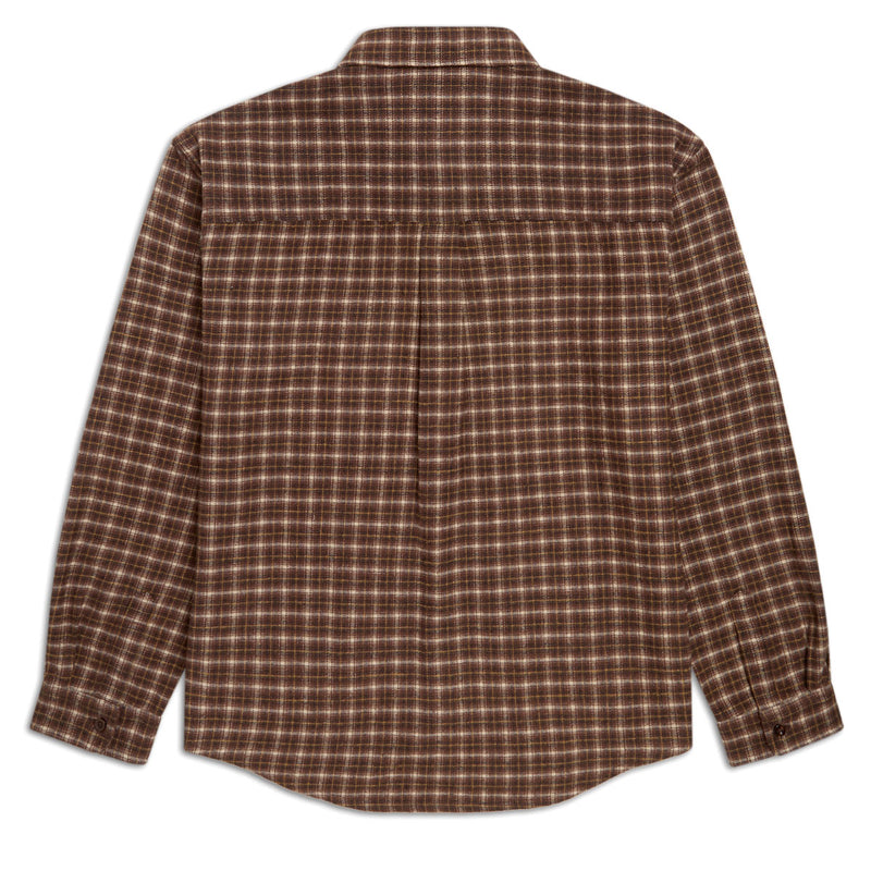 CCS Dial Up Flannel Shirt - Brown