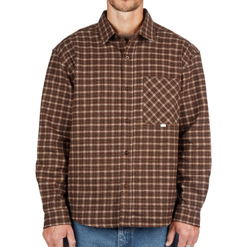 CCS Dial Up Flannel Shirt - Brown