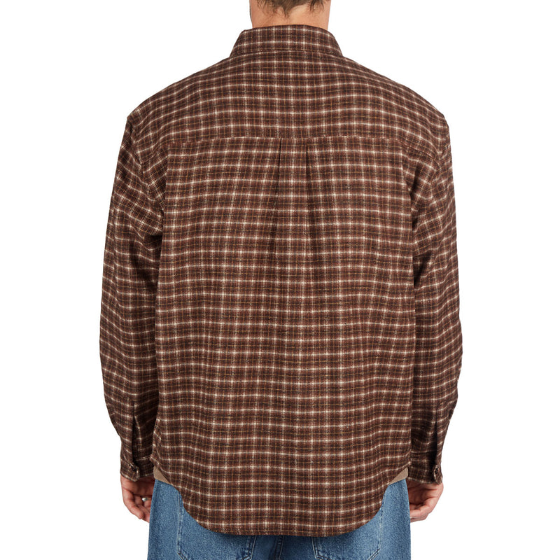 CCS Dial Up Flannel Shirt - Brown