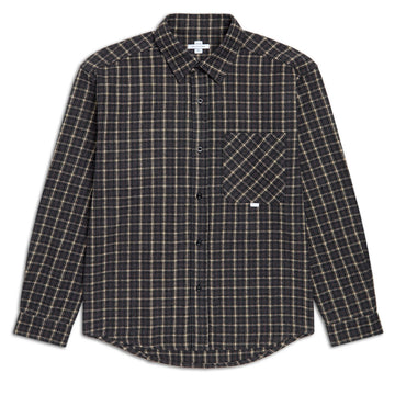 CCS Dial Up Flannel Shirt - Dark Navy