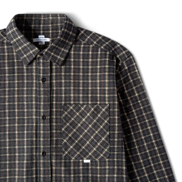 CCS Dial Up Flannel Shirt - Dark Navy
