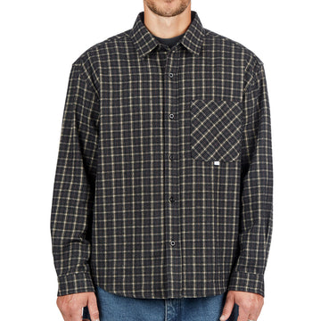 CCS Dial Up Flannel Shirt - Dark Navy