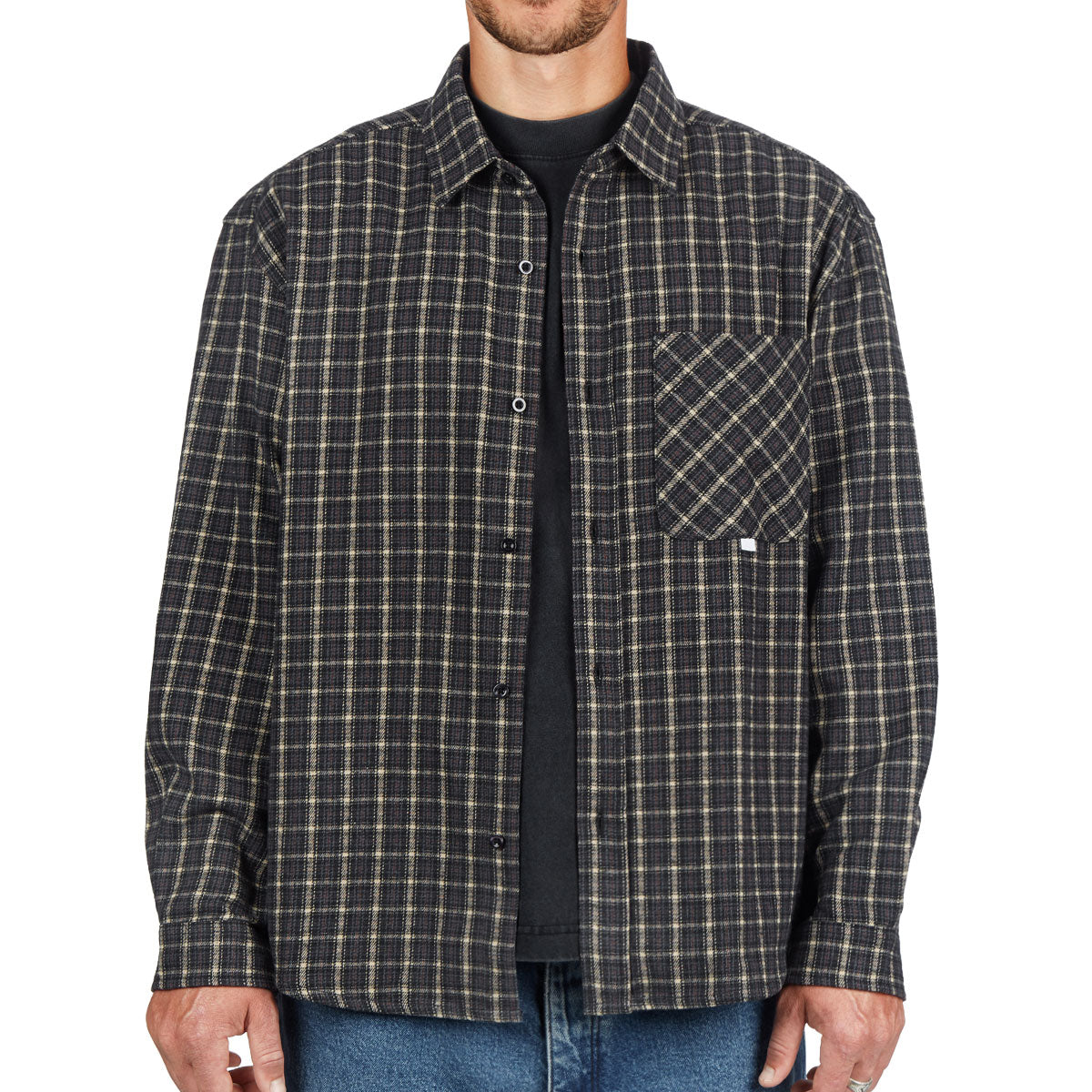 CCS Dial Up Flannel Shirt - Brown